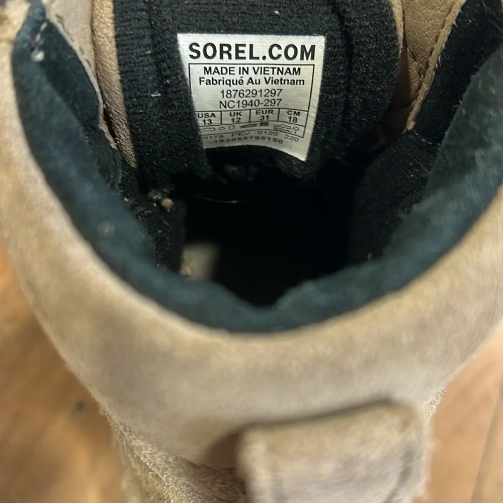 Sorel Cheyanne suede waterproof winter snow duck boots